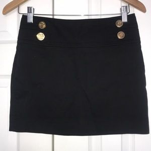 Express, black mini skirt